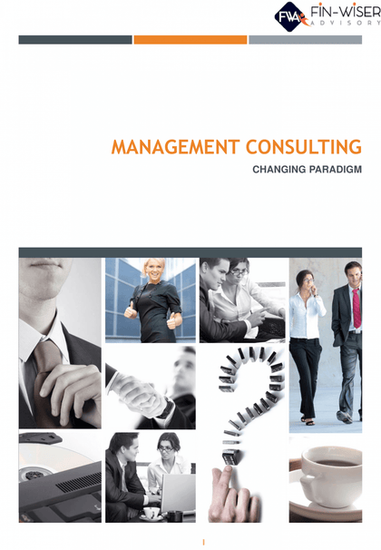 management consulting changing paradigm a thought leadership paper by fin wiser advisory 1