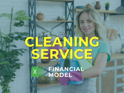 Cleaning Service Financial Model Excel Template - Templarket -  Business Templates Marketplace