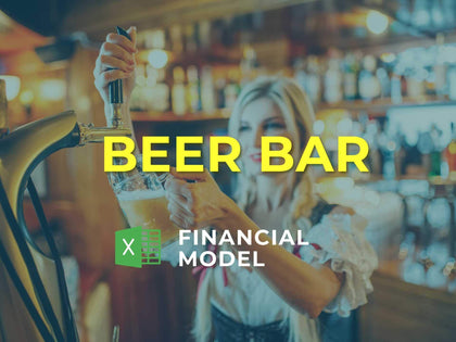 Beer Bar Financial Model Excel Template - Templarket -  Business Templates Marketplace