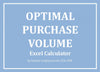 Optimal Purchase Volume Excel Calculator - Templarket -  Business Templates Marketplace
