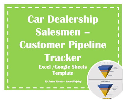 Car Dealership Salesmen: Customer Pipeline Tracker - Templarket -  Business Templates Marketplace