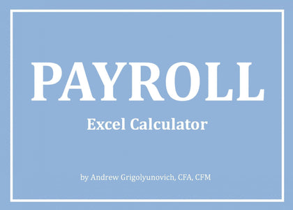 Payroll Excel Calculator Template - Templarket -  Business Templates Marketplace