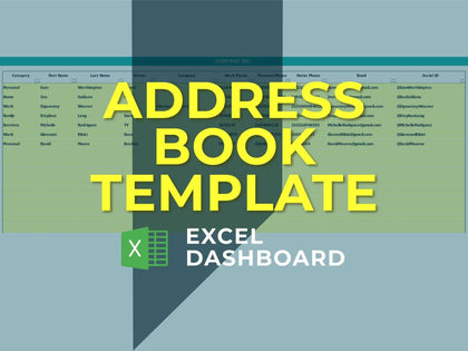 address book template 1