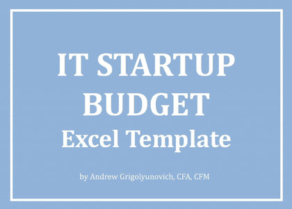 IT Startup Budget Excel Template - Templarket -  Business Templates Marketplace