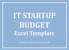 IT Startup Budget Excel Template - Templarket -  Business Templates Marketplace