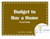 Budget to Buy a Home: Excel Tool - Templarket -  Business Templates Marketplace