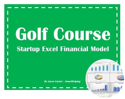 golf course startup excel financial model 1