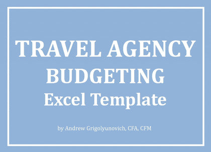 Travel Agency Excel Budgeting Template - Templarket -  Business Templates Marketplace