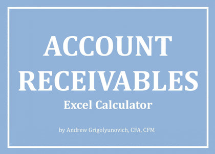 Accounts Receivable Analysis Excel Calculator - Templarket -  Business Templates Marketplace