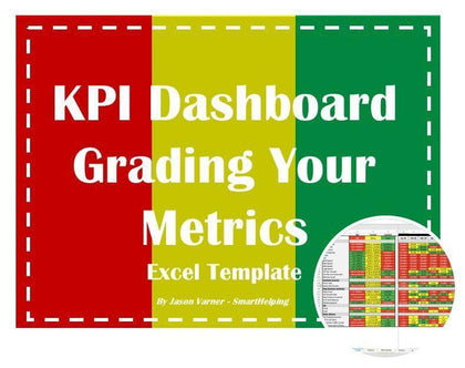 kpi dashboard grading your metrics excel template 1