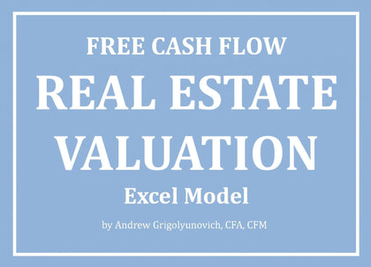 Free Cash Flow Real Estate Valuation Excel Model - Templarket -  Business Templates Marketplace