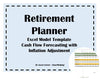 retirement planner excel model cash flow forecasting with inflation adjustment 1