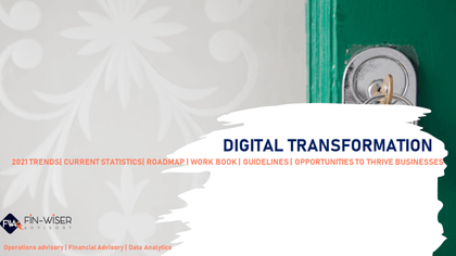 digital transformation 2021 trends current statistics roadmap work book guidelines opportunities to thrive businesses 4