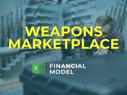Weapons Marketplace Financial Model Excel Template - Templarket -  Business Templates Marketplace