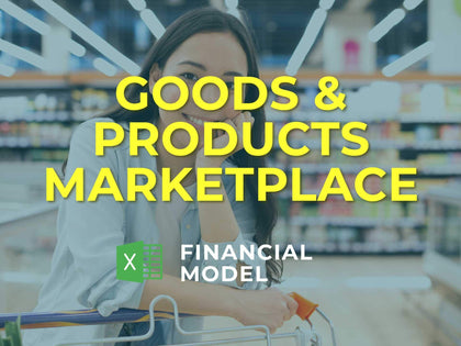 Goods & Products Marketplace Financial Model Excel Template - Templarket -  Business Templates Marketplace