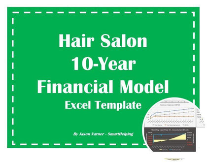Beauty Parlor / Hair Salon Startup Financial Model and DCF Analysis Template - Templarket -  Business Templates Marketplace