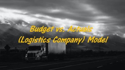 Budget vs. Actual (Logistic Company) - Templarket -  Business Templates Marketplace