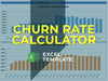 Churn Rate Formula Calculator - Templarket -  Business Templates Marketplace
