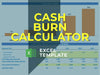 Cash Burn Rate Calculator - Templarket -  Business Templates Marketplace