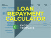 Loan Calculator Excel - Templarket -  Business Templates Marketplace