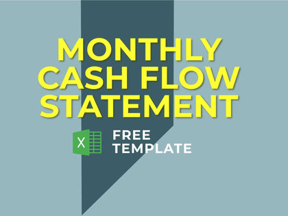 Monthly Cash Flow Statement - Templarket -  Business Templates Marketplace