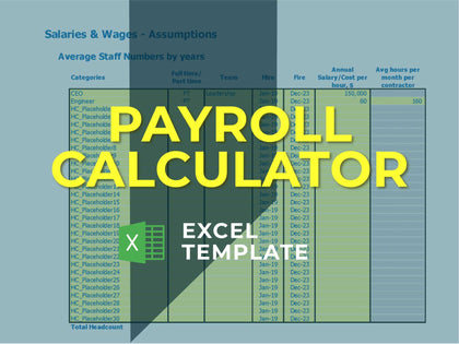 Salary Budget Template Excel Featured