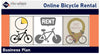 Online Bicycle Rental - 3 Statement Financial Model with 5 years Monthly Projection