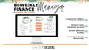 Biweekly Paycheck Finance Manager - Templarket -  Business Templates Marketplace