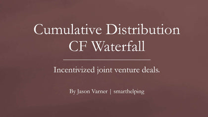 Cumulative Distribution Hurdles: 6 Tiers - Joint Venture