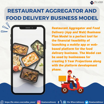 Restaurant Aggregator and Food Deliver Business – 3 Statement Financial Model with 5 years Monthly Projection